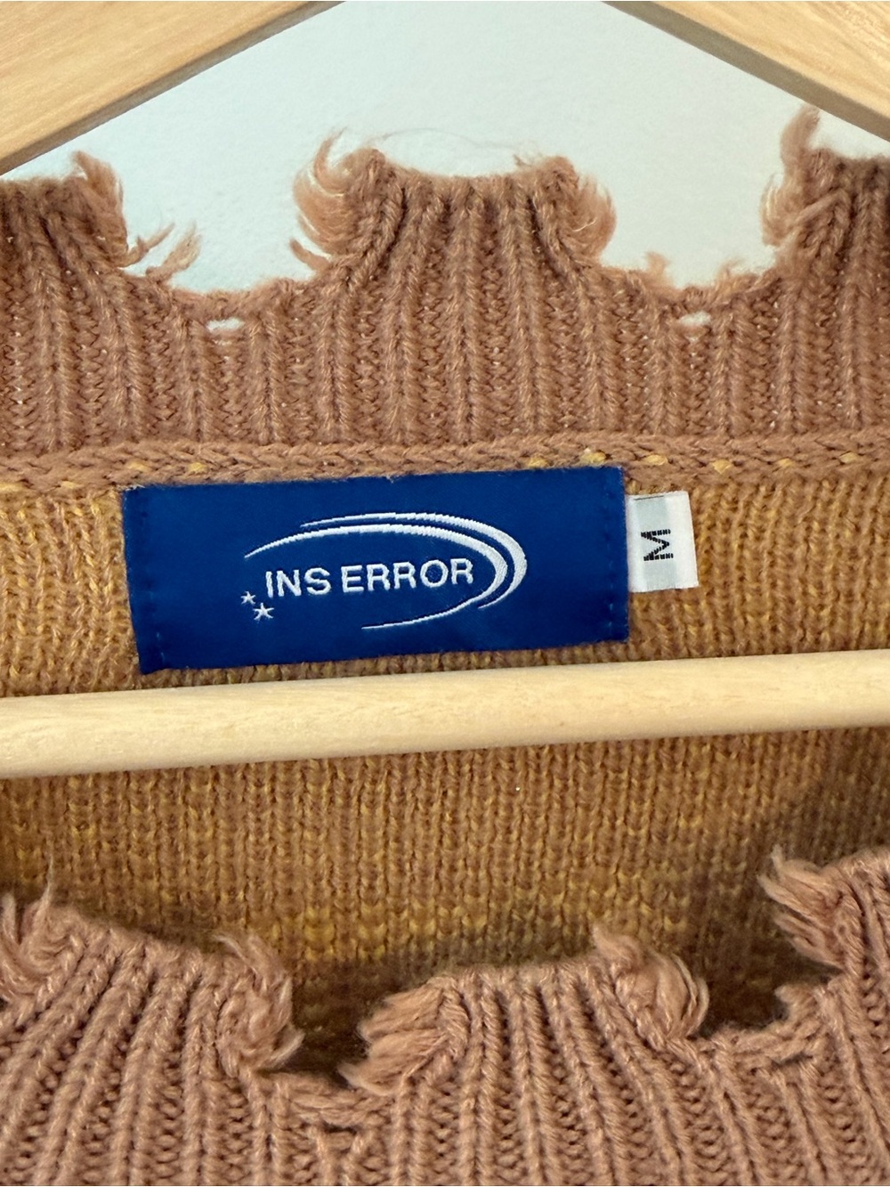 Ins Error Distressed Sweater - Picture 3 of 3